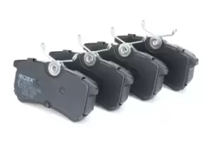 Image of RIDEX Brake pad set 402B0012 Brake pads,Brake pad set, disc brake FORD,RENAULT,Fiesta Mk6 Schragheck (JA8, JR8)