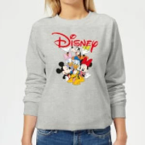 Image of Mickey Mouse Disney Crew Womens Sweatshirt - Grey - XXL