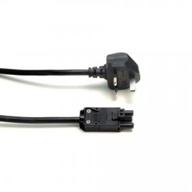Image of Dynamic Office Solutions Impulse Mains Lead UK Plug to 3 Pole Connector IP000069