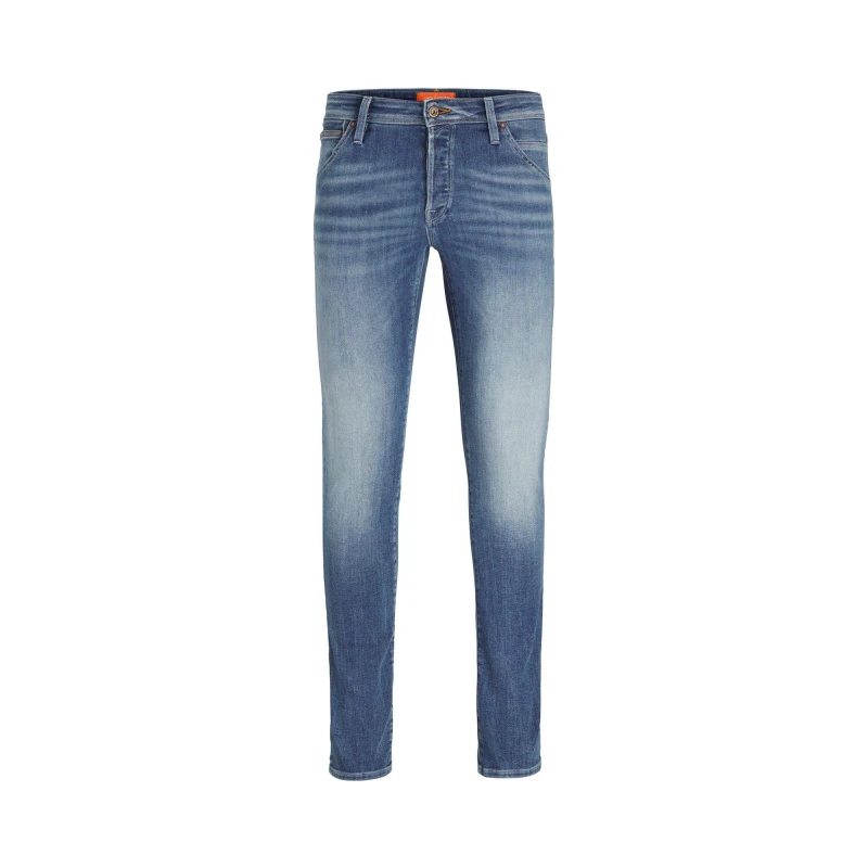 Image of Jack and Jones & Jones Glenn slim fit jeans in mid wash Blue Blue Denim male 34W/32L