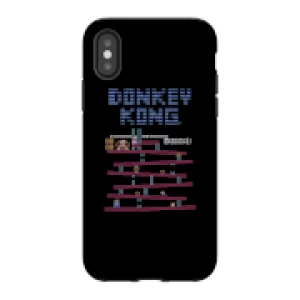 image of Nintendo Donkey Kong Retro Phone Case - iPhone X - Tough Case - Gloss