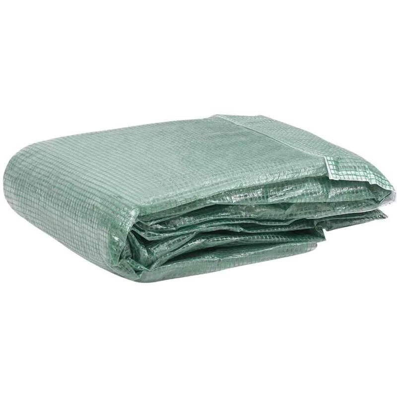 Image of VIDAXL Vidaxl - Greenhouse Replacement Cover (16 m²) 400x400x200cm Green 8720286414415
