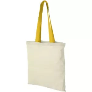 image of Bullet Nevada Cotton Tote (Pack Of 2) (One Size) (Natural/Yellow)