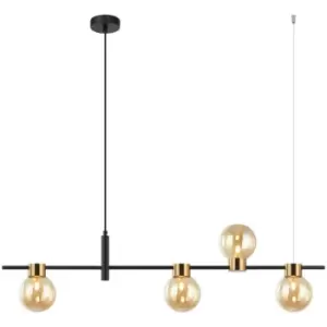 Italux Lighting - Italux Bletter Modern 4 Light Bar Pendant Ceiling Light, G9