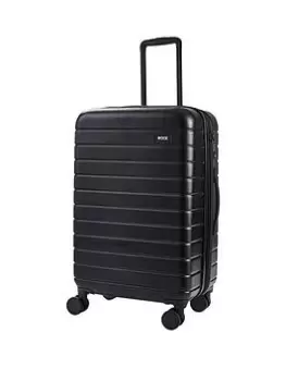 image of Rock Luggage Novo WR31401 8 Wheel Medium Black Suitcase