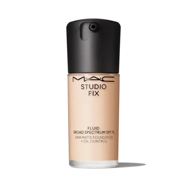 Image of MAC Studio Fix Fluid SPF 15 Foundation - NC5 - Soft-Matte Finish - 24hr Medium-To-Full Coverage - 30ml - MAC Cosmetics