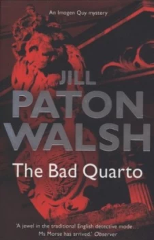Image of The Bad Quarto by Jill Paton Walsh Paperback