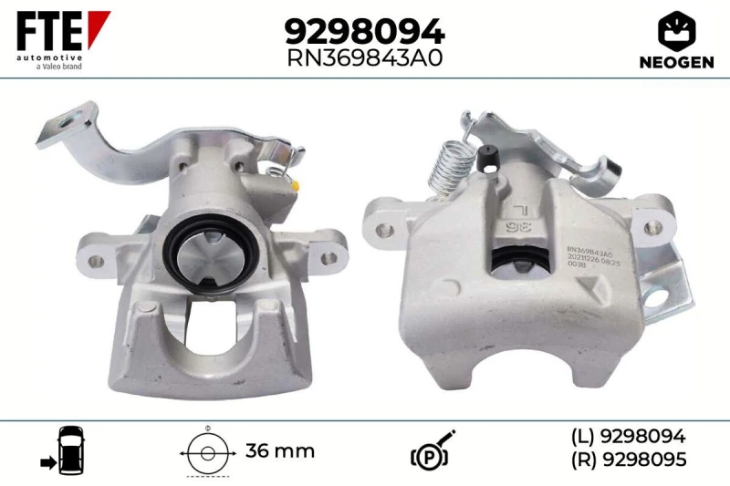 Image of Brake caliper FTE 9298094