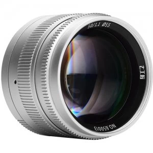 image of 7artisans Photoelectric 50mm f1.1 Lens for Leica M Mount Silver