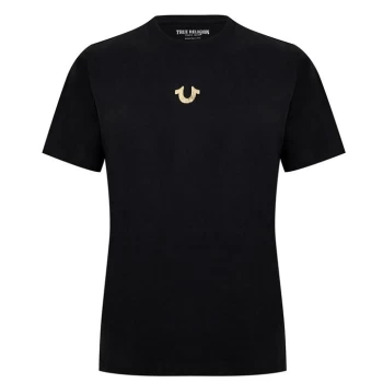 Image of True Religion Short Sleeve Buddha T Shirt - Black