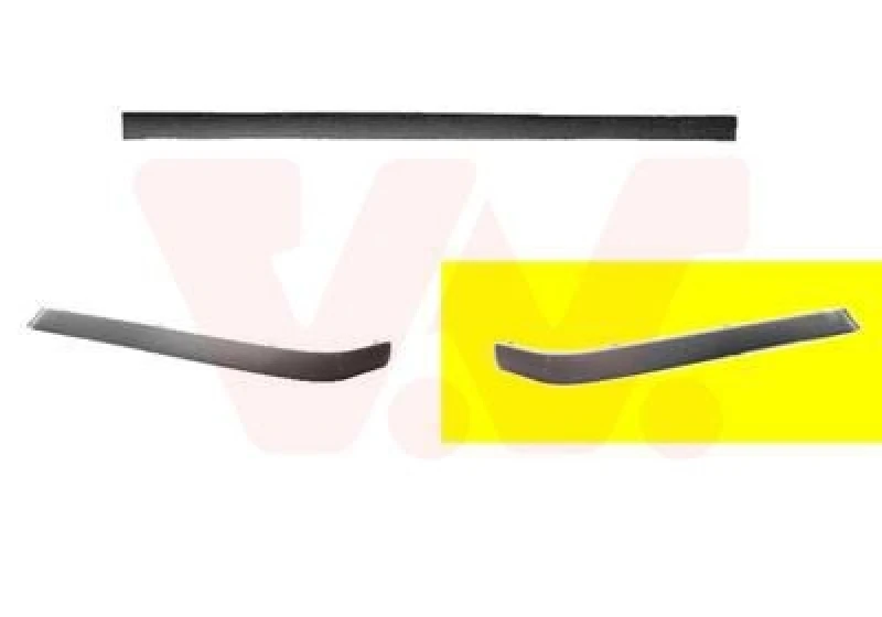 Image of VAN WEZEL Bumper moulding VAN WEZEL 0640551