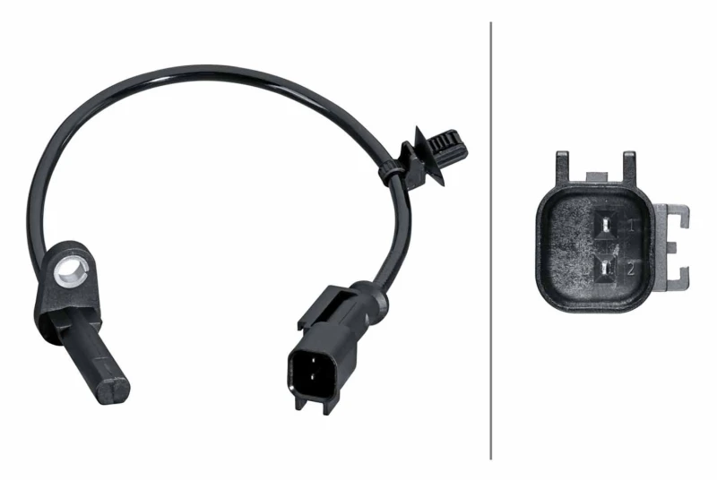 Image of HELLA ABS sensor HELLA 6PU 358 217-961