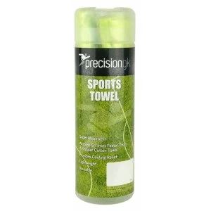 Image of Precision GK Sports Towel 66 x 43cm - Green