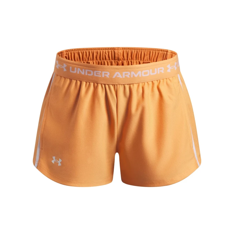 Image of Girl's shorts Under Armour Tech Play Up Orange Female 8/10 ans