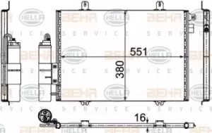 Image of Condenser Air Conditioning 8FC351307-711 by BEHR