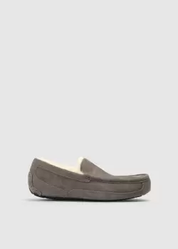 image of Ugg Mens Ascot Slippers In Grey