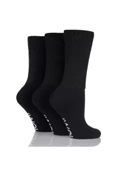 image of 3 Pair Footnurse Gentle Grip Cushioned Foot Diabetic Socks