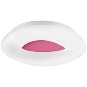 Image of Merano - Island Integrated LED Semi Flush Light Pink Aluminium LED 38W 2280Lm 3000K