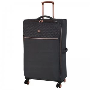 Image of IT Luggage Divinity 8 Wheel Grey Expander Suitcase with Lock