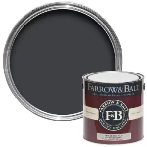 Image of Farrow & Ball Estate Eggshell Paint Off-Black - 2.5L