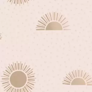 image of Holden Sunbeam Pink Childrens Wallpaper