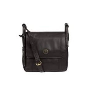 image of Pure Luxuries London Vintage Black 'Houghton' Shoulder Bag