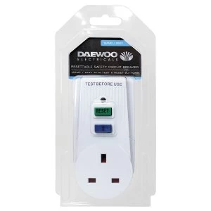 Image of Daewoo Resettable Safety Circuit Breaker - 13 Amp