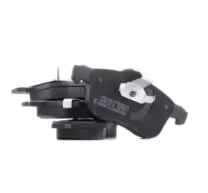 Image of RIDEX Brake pad set 402B0007 Brake pads,Brake pad set, disc brake OPEL,VAUXHALL,Corsa D Schragheck (S07),Corsa C Schragheck (X01),ZAFIRA B (A05)