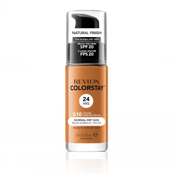 Image of Revlon ColorStay Make-Up Foundation for Normal/Dry Skin (Various Shades) - 2 Pecan