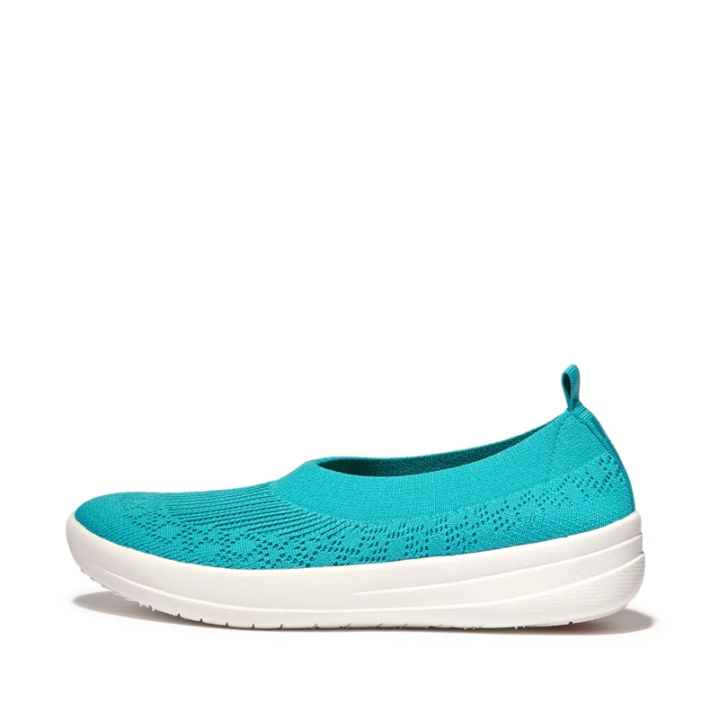 Image of FitFlop Ballet flats woman FitFlop Uberknit Slip-On Violet Female 36