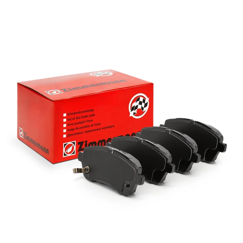 Image of ZIMMERMANN 24283.165.1 Brake pad set Front Axle, with acoustic wear warning, Photo corresponds to scope of supply Brake Pad Set,disc brake (402)