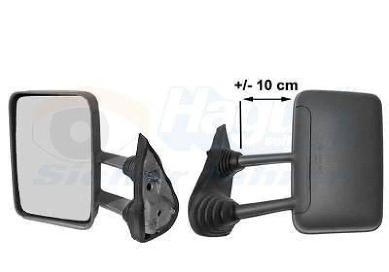 Image of VAN WEZEL Wing mirror VAN WEZEL 2812811