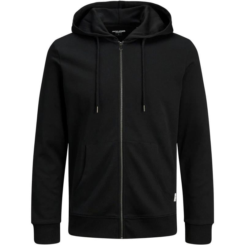 Image of Jack & Jones JJEBASIC Hooded zip Black S Men