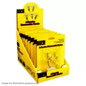 Image of Rolson 5PC Removable Adhesive Metal Hooks