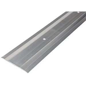 Image of Wickes Extra Wide Carpet Cover Trim Silver Effect - 900mm