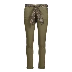 Image of Le Temps des Cerises LIDY900 womens Trousers in Kaki - Sizes US 28,US 29,US 30,US 27,US 26,US 24,US 25,US 31,US 32