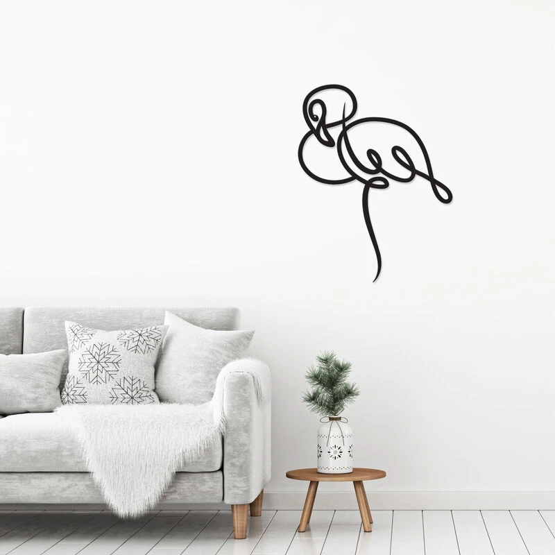 Image of DECORTIE Decortie - metal wall art NO:37 flaming - Black - Black M.DK.T.13332.28