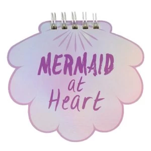 Image of Mermaid Shell Iridescent Spiral Notebook