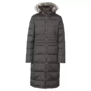 image of Trespass Womens/Ladies Phyllis Parka Down Jacket (XXS) (Black)