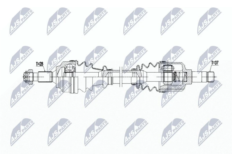 Image of NTY Drive shaft NTY NPW-PE-099