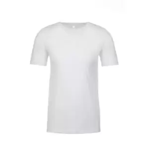 Image of Next Level Adults Unisex CVC Crew Neck T-Shirt (3XL) (White)