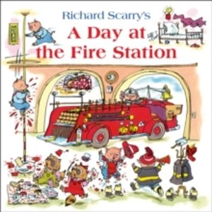 Image of A Day at the Fire Station by Richard Scarry (Paperback, 2015)