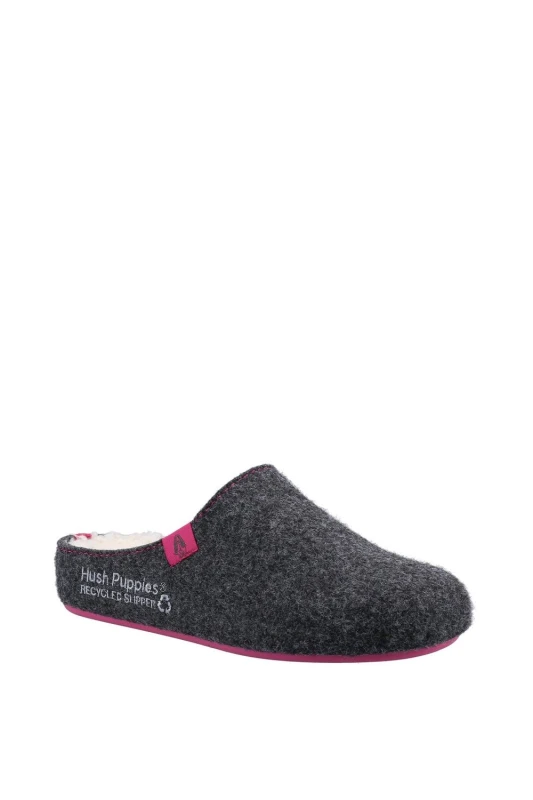 Image of Hush Puppies 'The Good' Slipper Charcoal female