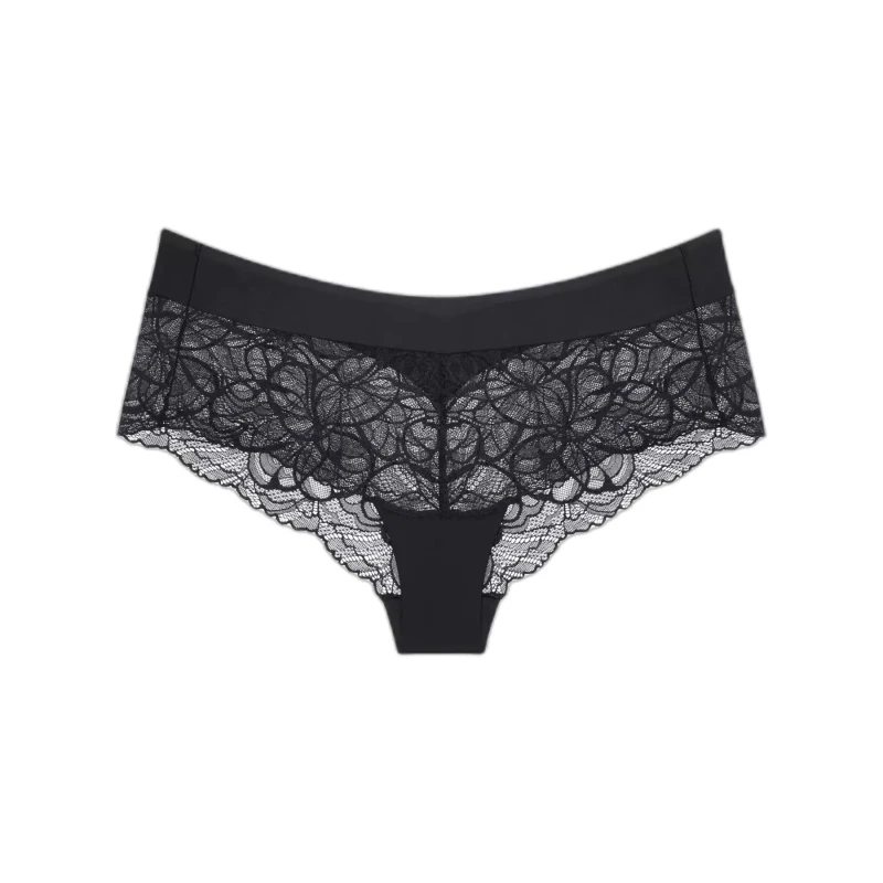 Image of Triumph Body Make-Up Illusion Lace Shorts Black Women 12;14;16;18;20