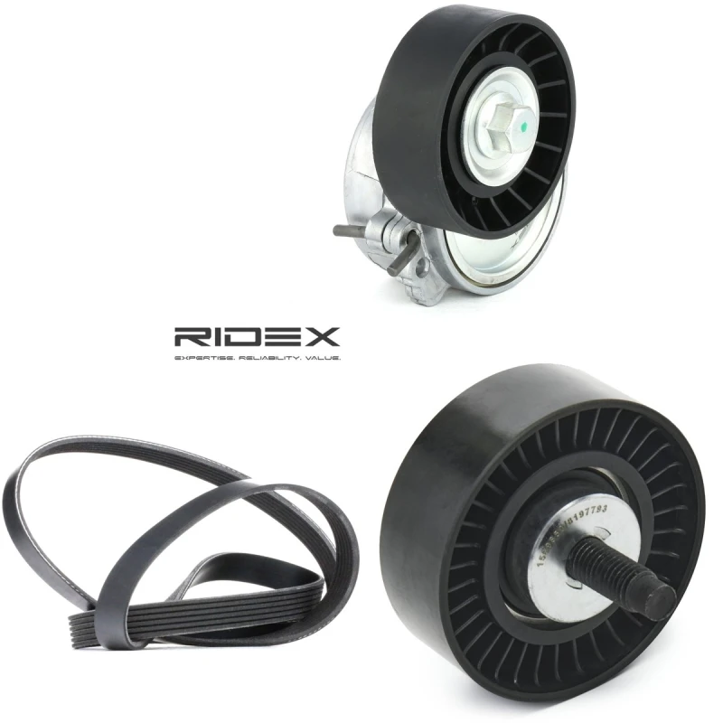 Image of RIDEX 542R0059 V-ribbed belt set V-Ribbed Belt Set (542)