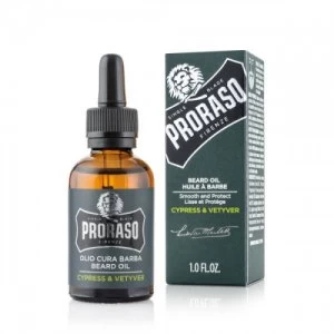 image of Proraso Cypress & Vetyver Beard Oil 30ml