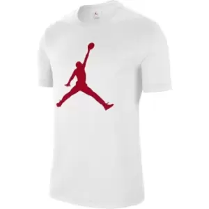 Image of Air Jordan Big Logo T Shirt Mens - White