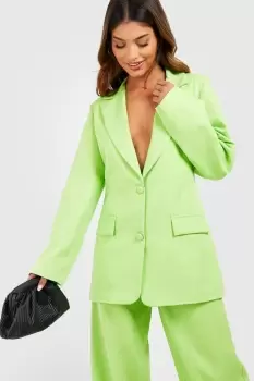 Image of Oversized Relaxed Fit Tailored Blazer