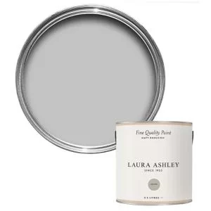 Image of Laura Ashley Silver Matt Emulsion Paint, 2.5L