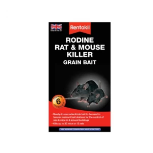 image of Rentokil Rodine Rat & Mouse Killer Grain Bait - 6 Sachet